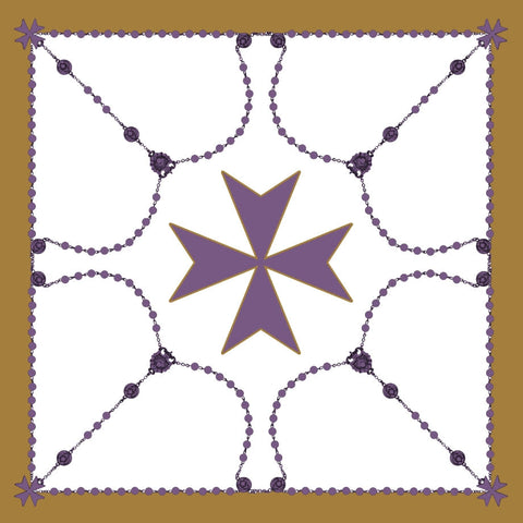 Scarf - Purple/Gold