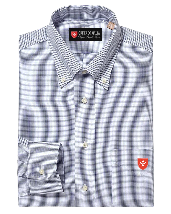 Dress Shirt -  Classic Navy Graph Check