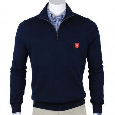 Sweater - Zip Front Merino Wool