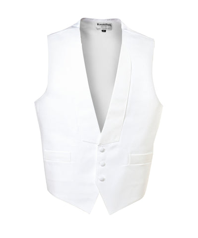 Formal Wear White Pique Vest