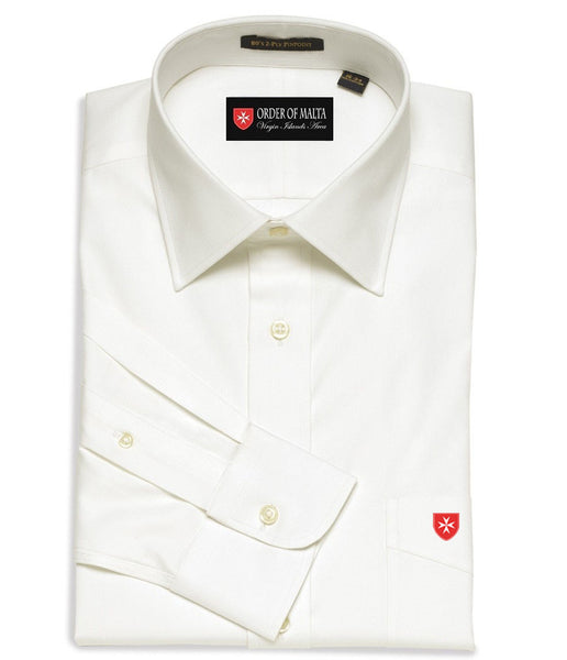 Dress Shirt -  Solid Color Spread Collar